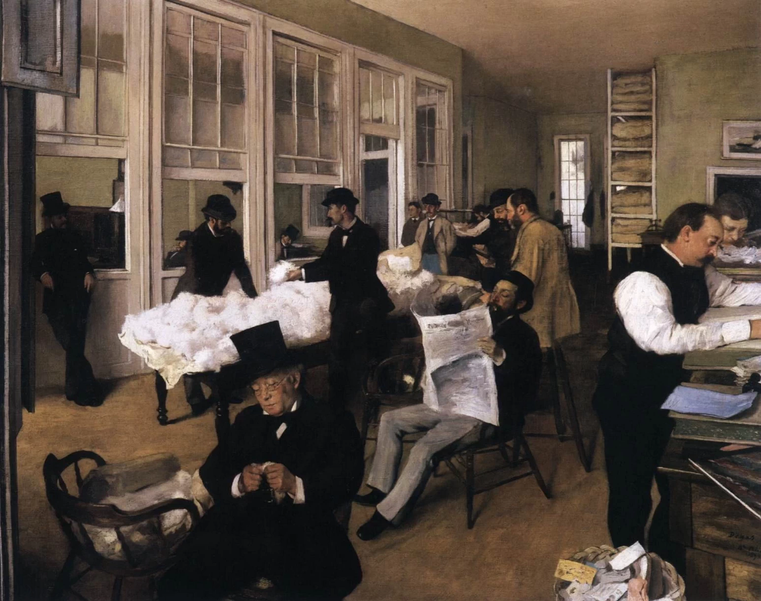 La borsa del cotone a New Orleans - Musée des Beaux, Arrts, Pau